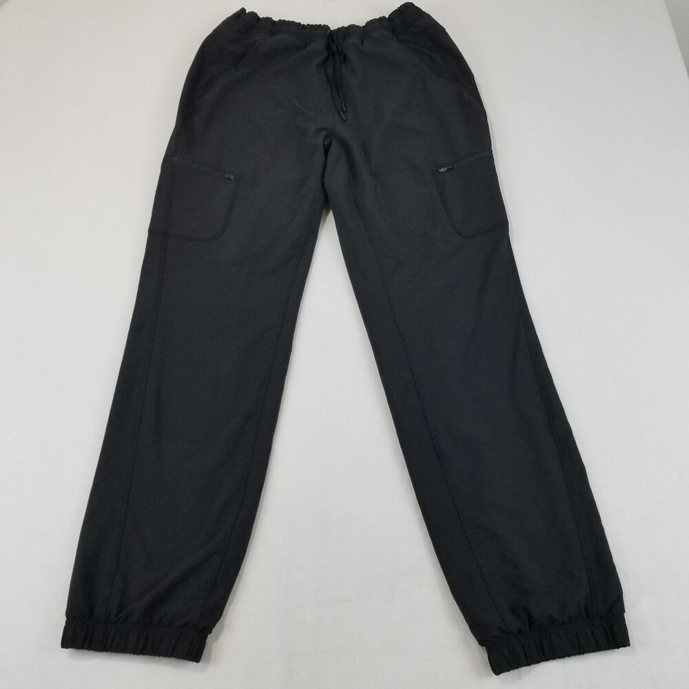 Eddie Bauer Pants Womens 8 Polar Fleece Lined Flexion Black Zippered Pockets